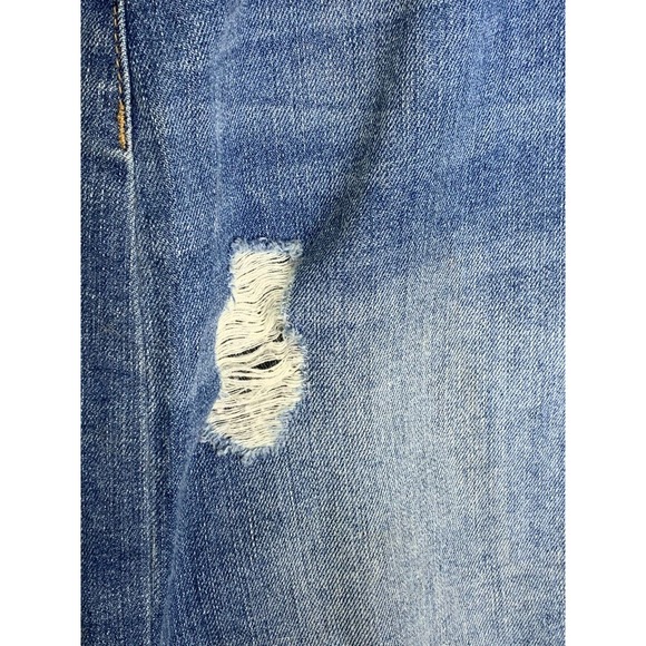 Rewash Brand Women's Skirt Destroyed Distressed Denim Jean Boho Frayed Size 29 - Picture 7 of 10